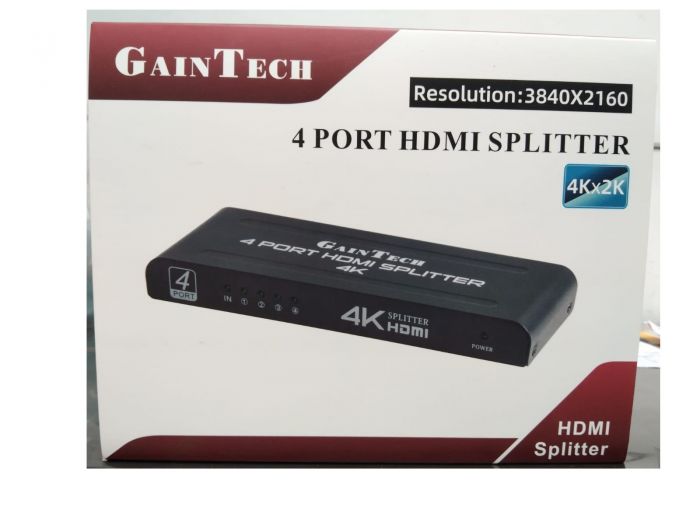 HDMI Splitter 4 Port Gaintech adaptor